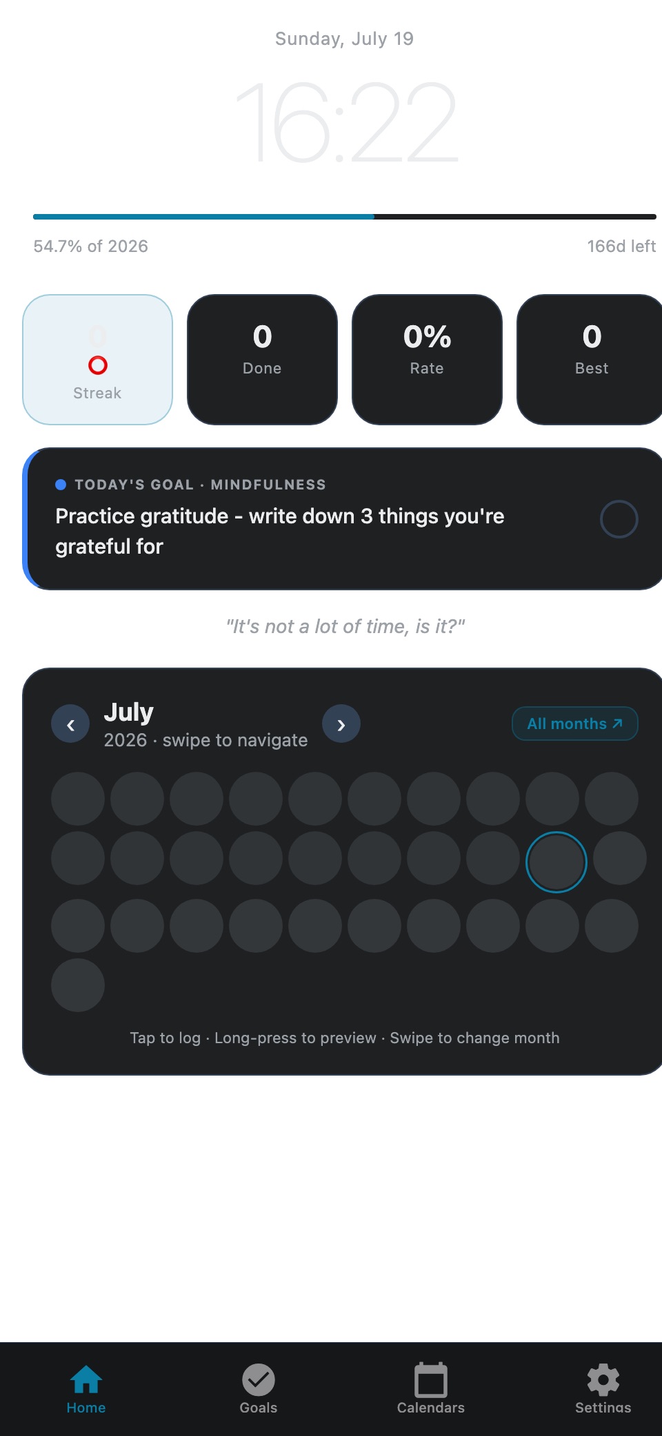 Day Tracker — Daily Activity Visualiser