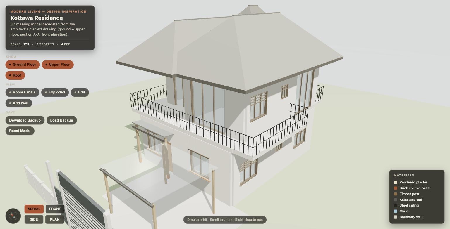 PlanViz — Floor Plan to Editable 3D Model screenshot 1
